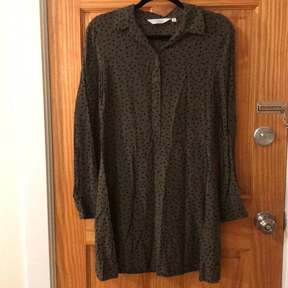 & Other Stories Printed LS Shirt Dress